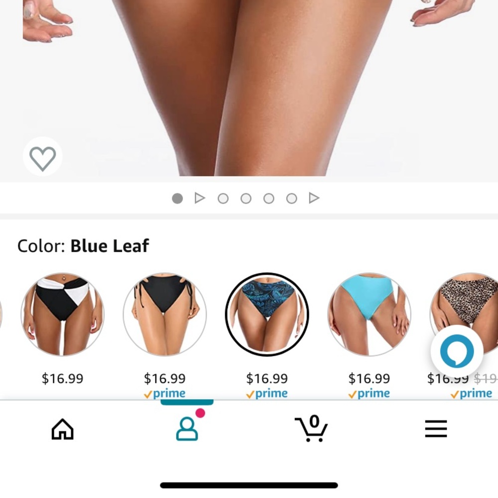 Cheeky High Waist Bikini Bottom